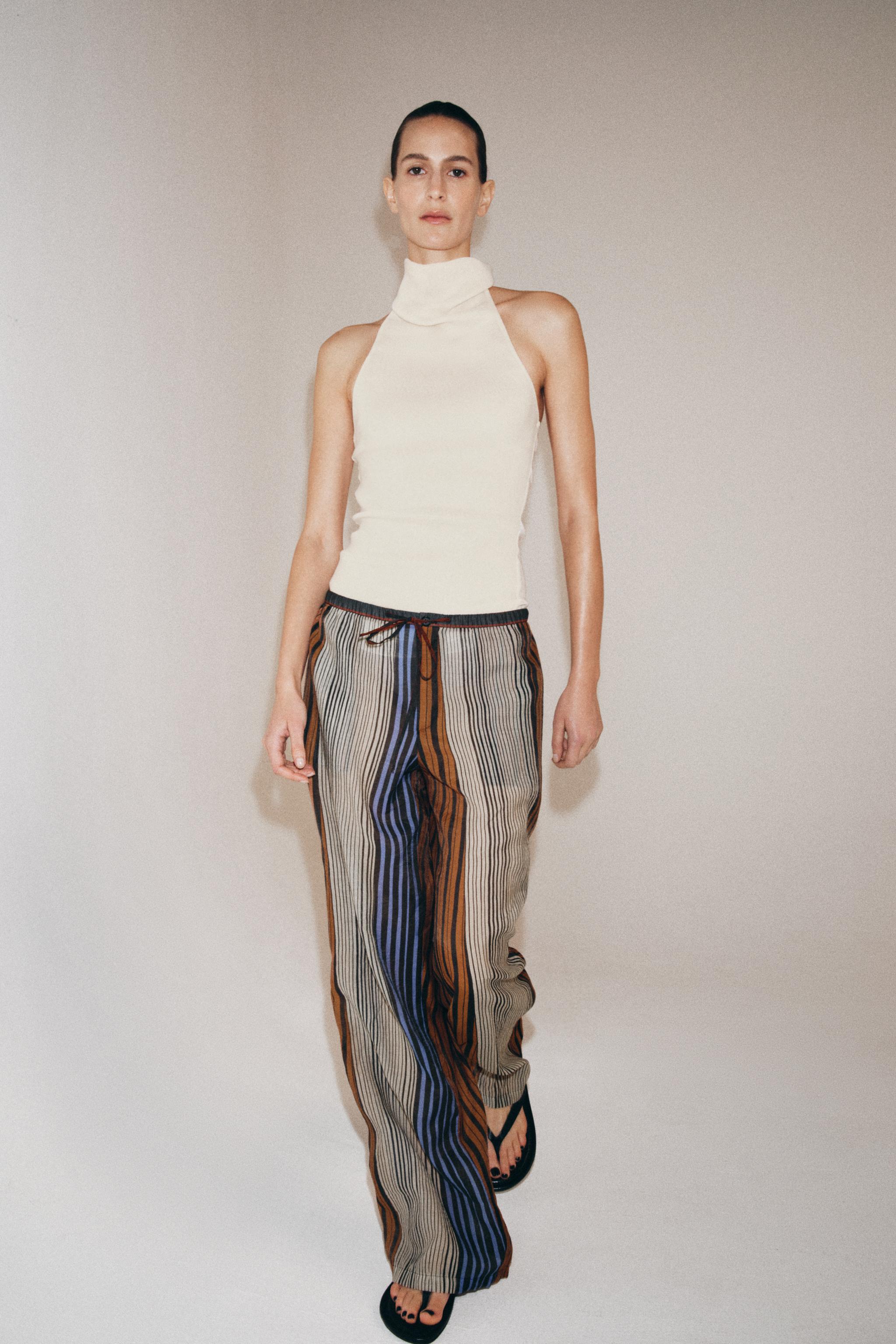 ZW COLLECTION STRIPED PAJAMA PANTS